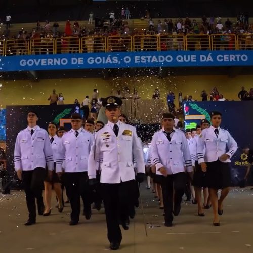 Formatura do Colégio Militar Pedro Xavier Teixeira emociona público no Goiânia Arena
