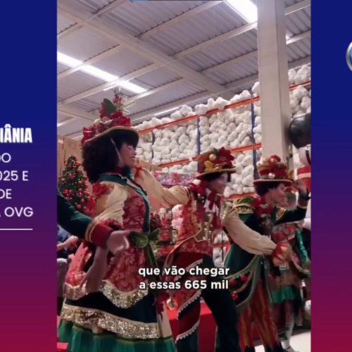 Aparecida de Goiânia celebra Natal do Bem 2025 e OVG inicia distribuição de brinquedos