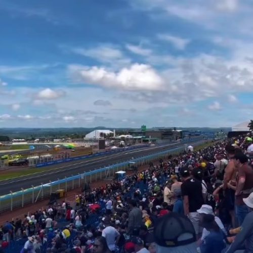 Treinos da MotoGP começam em Goiânia mesmo com chuva
