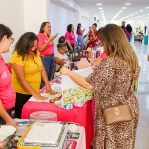 Senador Canedo realiza a primeira Feira das Mulheres Empreendedoras de 2026 no Paço Municipal