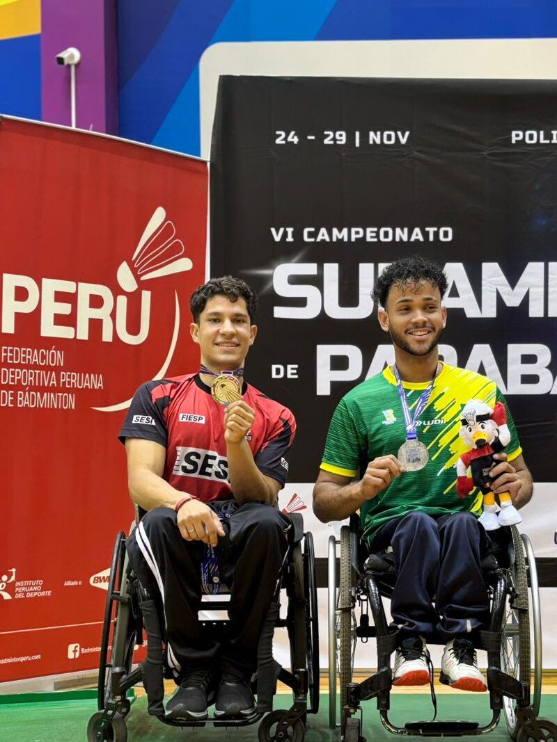 Atletas de Senador Canedo brilham no Campeonato Sul-Americano de Parabadminton 2024