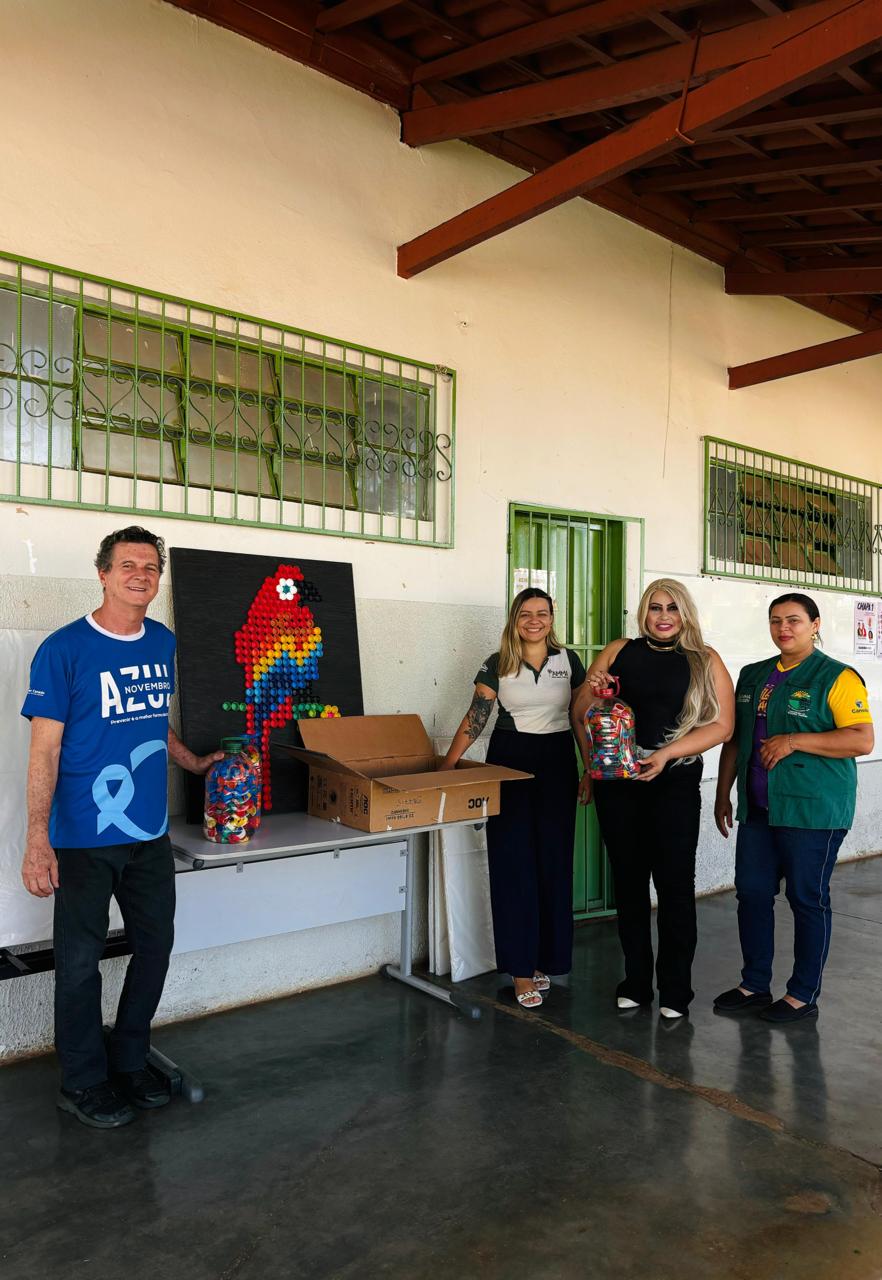 AMMA de Senador Canedo apresenta Projeto “Tampinhas que Contam Histórias” e incentiva educação ambiental nas escolas