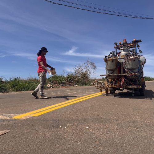 Força-tarefa “Meu Bairro Sinalizado” reforça segurança e organização no trânsito de Senador Canedo
