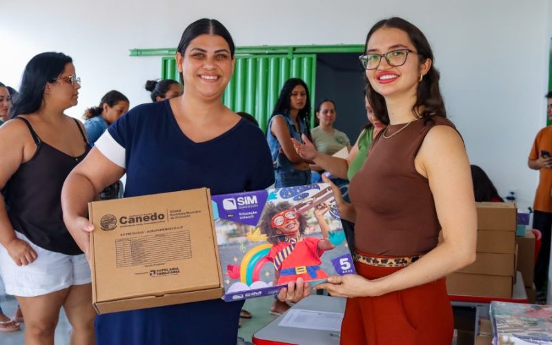 Rede municipal de Senador Canedo adota material didático inédito para a pré-escola