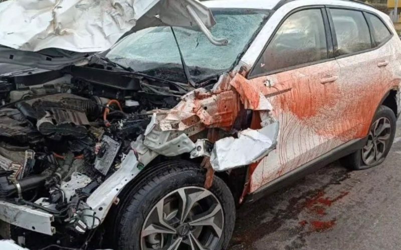 Cantor Israel da dupla Israel e Rodolfo sofre acidente na BR-153, em Goiânia