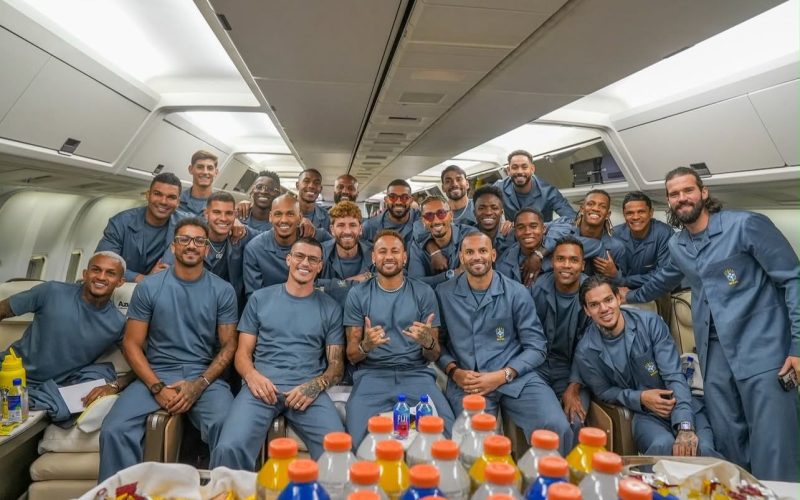 Seleção Brasileira embarca e inicia oficialmente busca pelo hexacampeonato