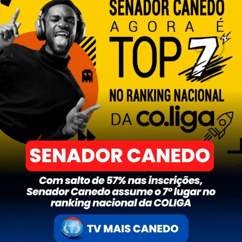 Com salto de 57% nas inscrições, Senador Canedo assume o 7º lugar no ranking nacional da COLIGA