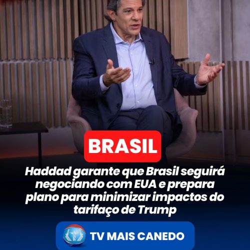Haddad garante que Brasil seguirá negociando com EUA e prepara plano para minimizar impactos do tarifaço de Trump