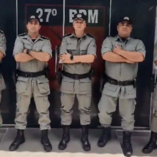 O comandante do 2° CRPM visita O 27° BPM em Senador canedoComandante do 2° CRPM Visita o 27° BPM em Senador Canedo para Enaltecer Trabalho Policial e Identificar Demandas