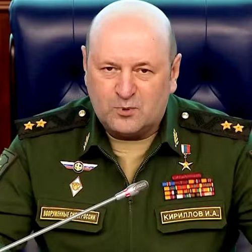 General Igor Kirillov, do Ministério da Defesa da Rússia, em imagem de fevereiro de 2023