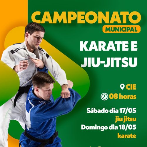 Senador Canedo recebe mais de 500 atletas no Campeonato Municipal de Karatê e Jiu-Jitsu neste fim de semana