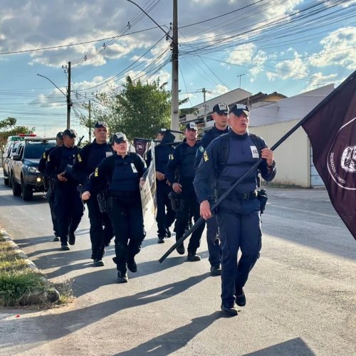 Guarda Municipal de Senador Canedo realiza Estágio de Patrulhamento Tático