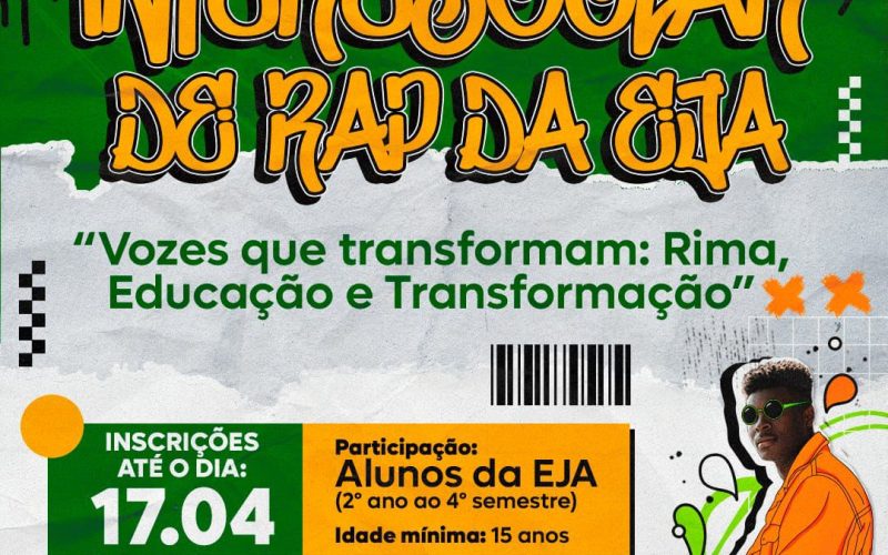 Senador Canedo lança Concurso Interescolar de RAP da EJA.
