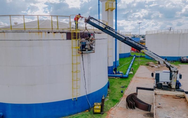 Reservatórios da ETA Lúcio Rosa passam por manutenção para reforçar abastecimento em Senador Canedo