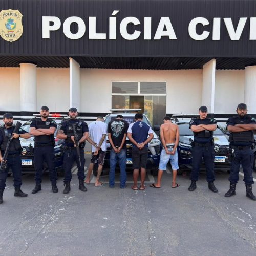 GCM detém quatro suspeitos por tráfico de drogas em Senador Canedo