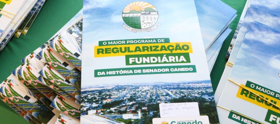 Regularização fundiária garante escrituras a 100 famílias em Senador Canedo