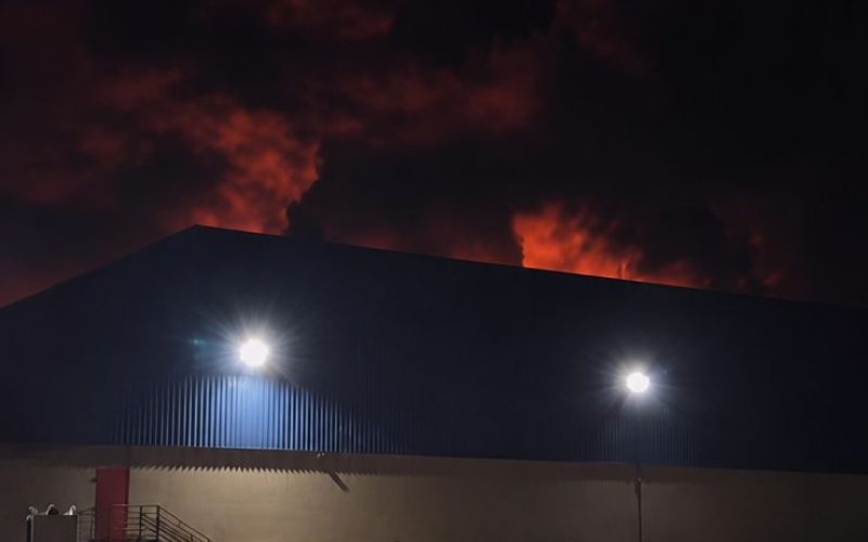 Incêndio atinge unidade da Cicopal em Senador Canedo