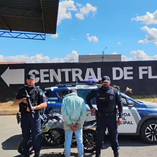 GCM recupera moto furtada e detém suspeito no Ravena, em Senador Canedo