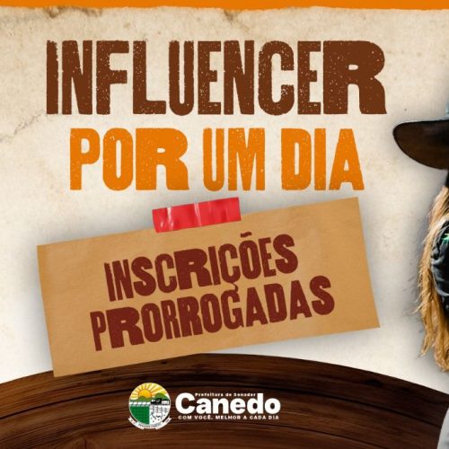 Senador Canedo prorroga inscrições para o projeto “Influencer por um Dia”