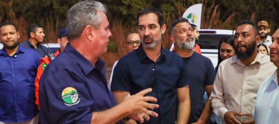 Prefeitura e Sanesc lançam obra que levará água tratada ao Aurora das Mansões e Solar das Auroras