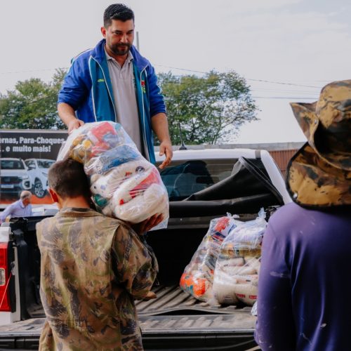 Prefeitura inicia entrega dos alimentos arrecadados no Canedo Fest Show 2026