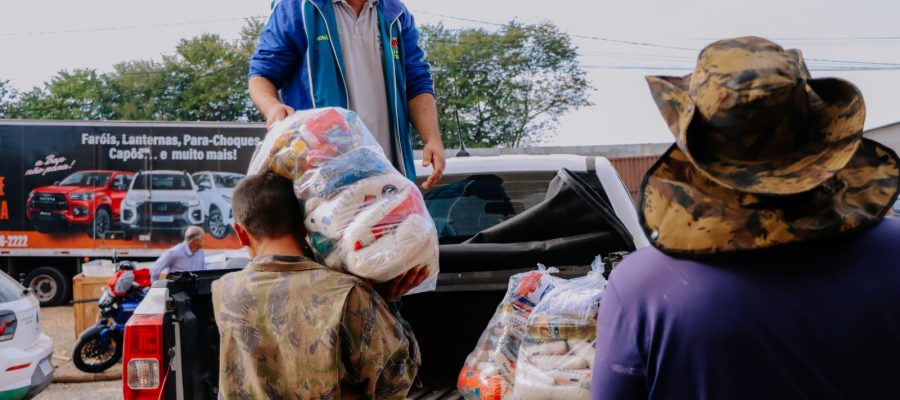 Prefeitura inicia entrega dos alimentos arrecadados no Canedo Fest Show 2026