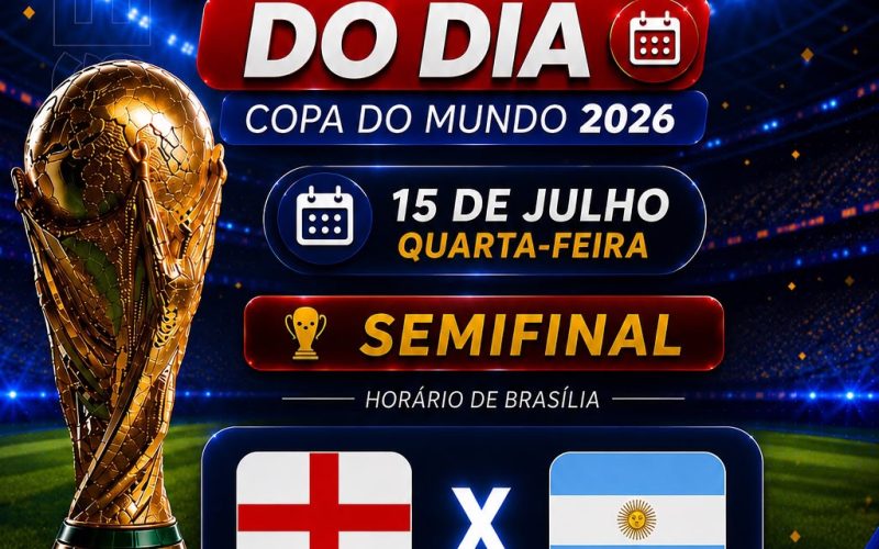 Semifinal define último finalista da Copa do Mundo nesta quarta-feira (15)