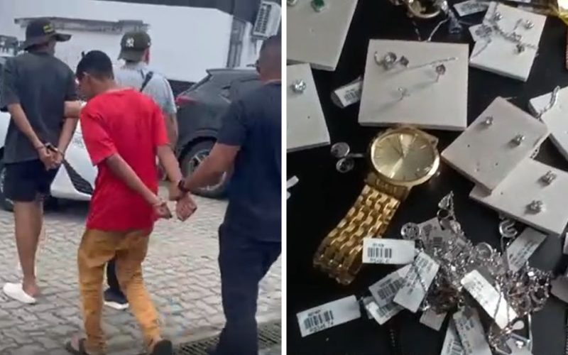 Suspeitos de furtar R$ 400 mil em joias são presos após ação da PM em Goiás