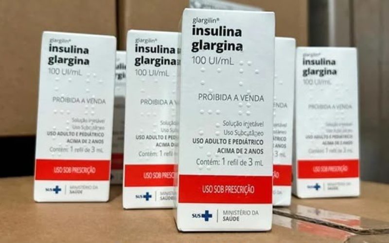 Goiás recebe mais de 8 mil tubetes de insulina glargina para pacientes atendidos pelo SUS