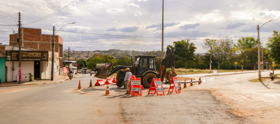 Cruzamento conhecido pelos congestionamentos começa a mudar em Senador Canedo; veja o que será feito