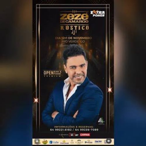 “12+1 de novembro”: anúncio de show de Zezé Di Camargo em Rio Verde chama atenção