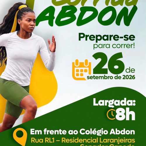 1ª Corrida Abdon acontece neste sábado em Senador Canedo