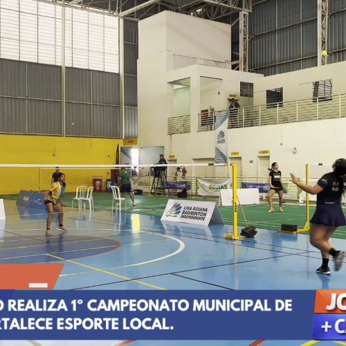 Senador Canedo realiza primeiro campeonato municipal de badminton para incentivar novos talentos