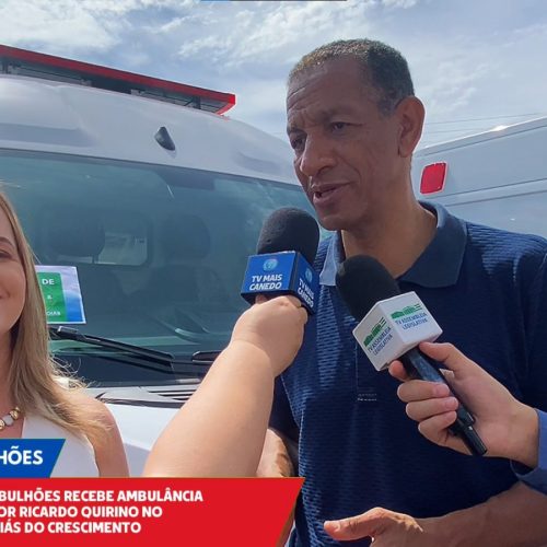 Município de Leopoldo de Bulhões recebe ambulância do Programa Goiás do Crescimento
