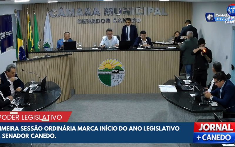 Câmara Municipal de Senador Canedo inicia trabalhos de 2026 com foco em modernização e transparência
