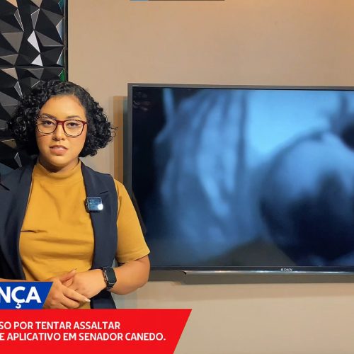 Homem é preso por tentar assaltar motorista de aplicativo em Senador Canedo.