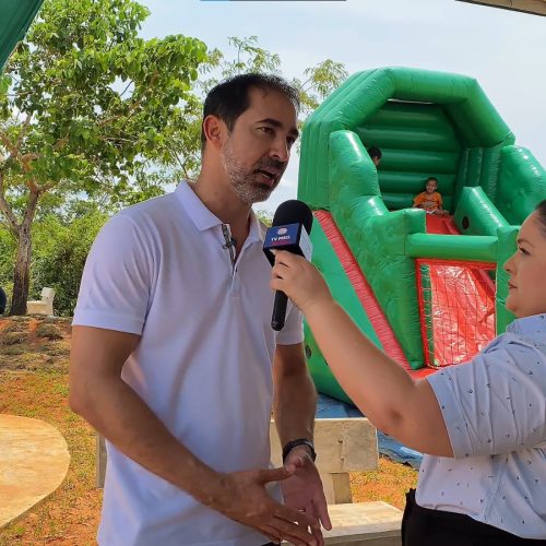 Prefeito inaugura praça no Jardim Ingá e anuncia foco na conclusão de obras
