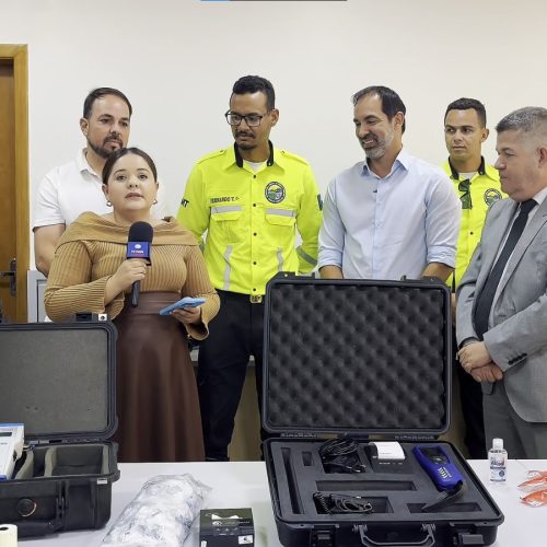 Departamento Estadual de Trânsito de Goiás Entrega Etilômetros à Prefeitura de Senador Canedo para Lei Seca