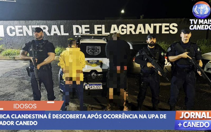 GCM de Senador Canedo localiza clínica clandestina e prende suspeitos em Bonfinópolis