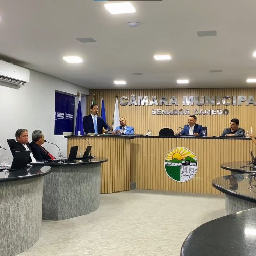 Câmara Municipal de Senador Canedo inaugura novo Plenário Jorge Cavalheiro dos Santos