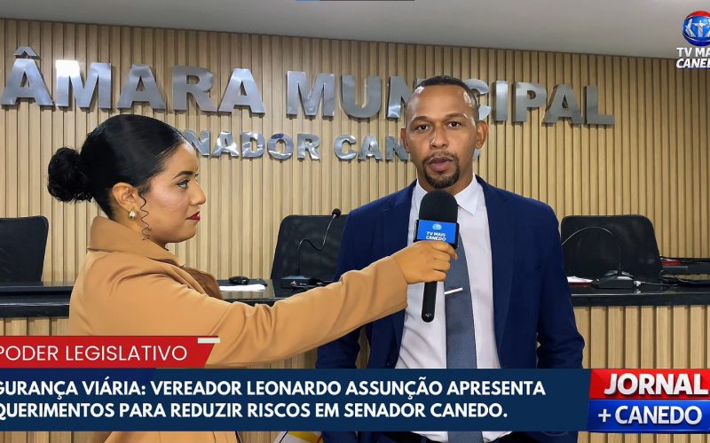 Vereador Dr. Leonardo Assunção solicita reforço na segurança viária em Senador Canedo