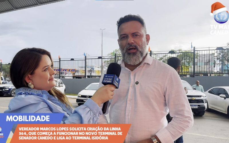 Vereador Marcos Lopes solicita nova linha 364 ligando Senador Canedo ao Isidória