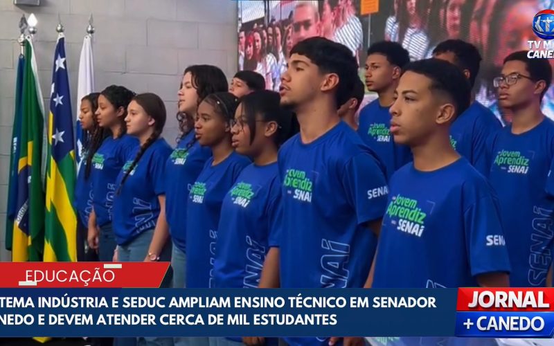 Parceria entre Sistema Indústria e Seduc amplia ensino técnico em Senador Canedo