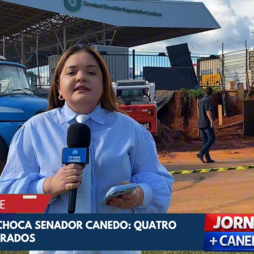 Acidente no Terminal de Senador Canedo deixa quatro trabalhadores feridos