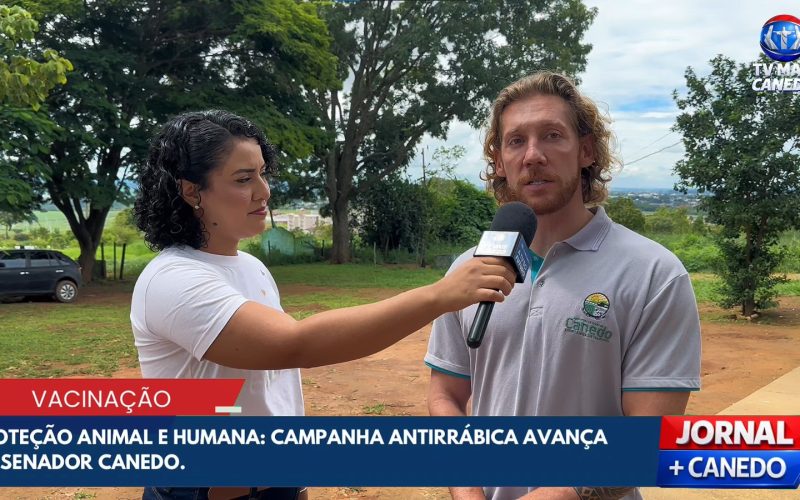 Senador Canedo intensifica campanha de vacinação antirrábica para cães e gatos na região