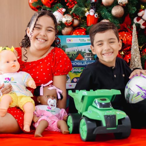 OVG e Prefeitura de Senador Canedo distribuem mais de 15 mil brinquedos e levam esperança às crianças neste Natal