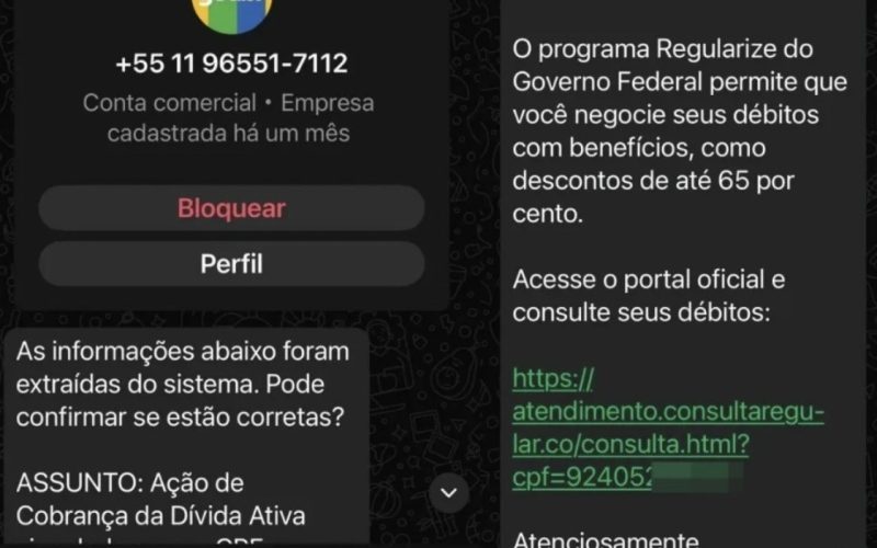 📱⚠️ Golpes usam dados reais e se passam pela Receita Federal para enganar contribuintes em Goiás