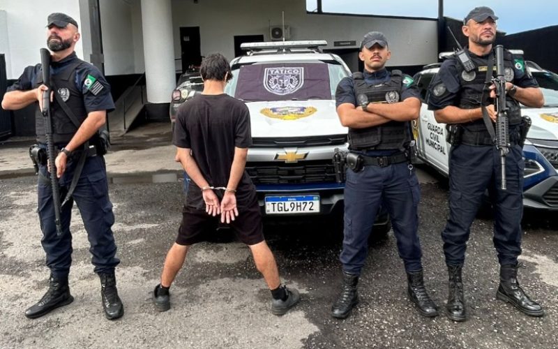 Patrulhamento eficiente da GCM resulta na captura de foragido da Justiça em Senador Canedo