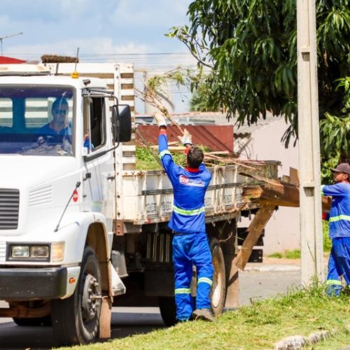 Roçagem reforça limpeza e segurança em avenidas de Senador Canedo
