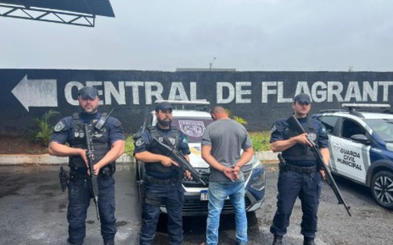 GCM Tático localiza e prende foragido da Justiça durante patrulhamento em Senador Canedo